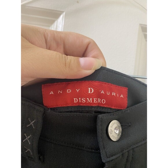 Andy D'Auria Dismero Black Career Causal Pants Size 31 Made In Italy - Picture 3 of 11